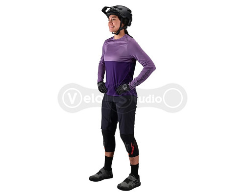 Женская вело джерси TLD WMNS Lilium LS Jersey [Block Orchid Purple] SM