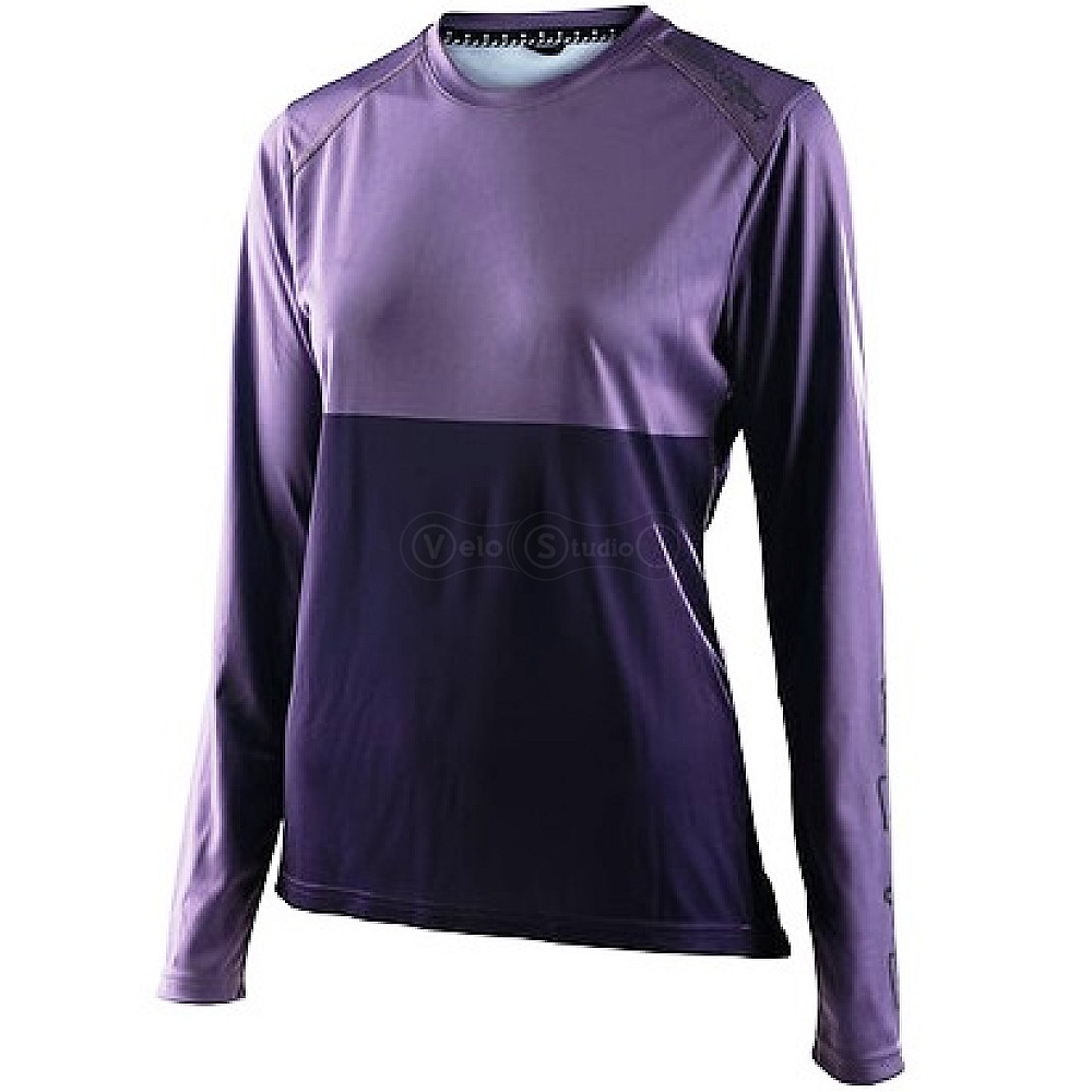 Жіноча вело джерсі TLD WMNS Lilium LS Jersey [Block Orchid Purple] MD