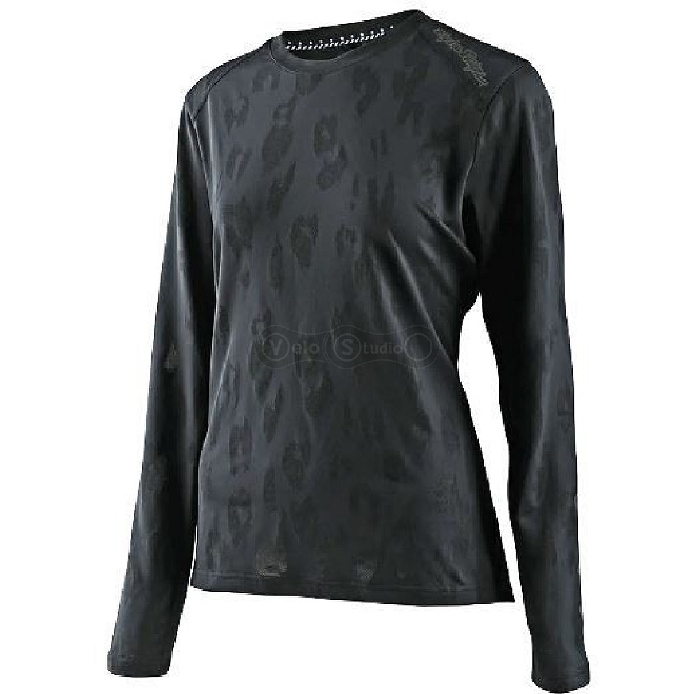 Женская вело джерси TLD WMNS Lilium LS Jersey [Jacquard Black] MD