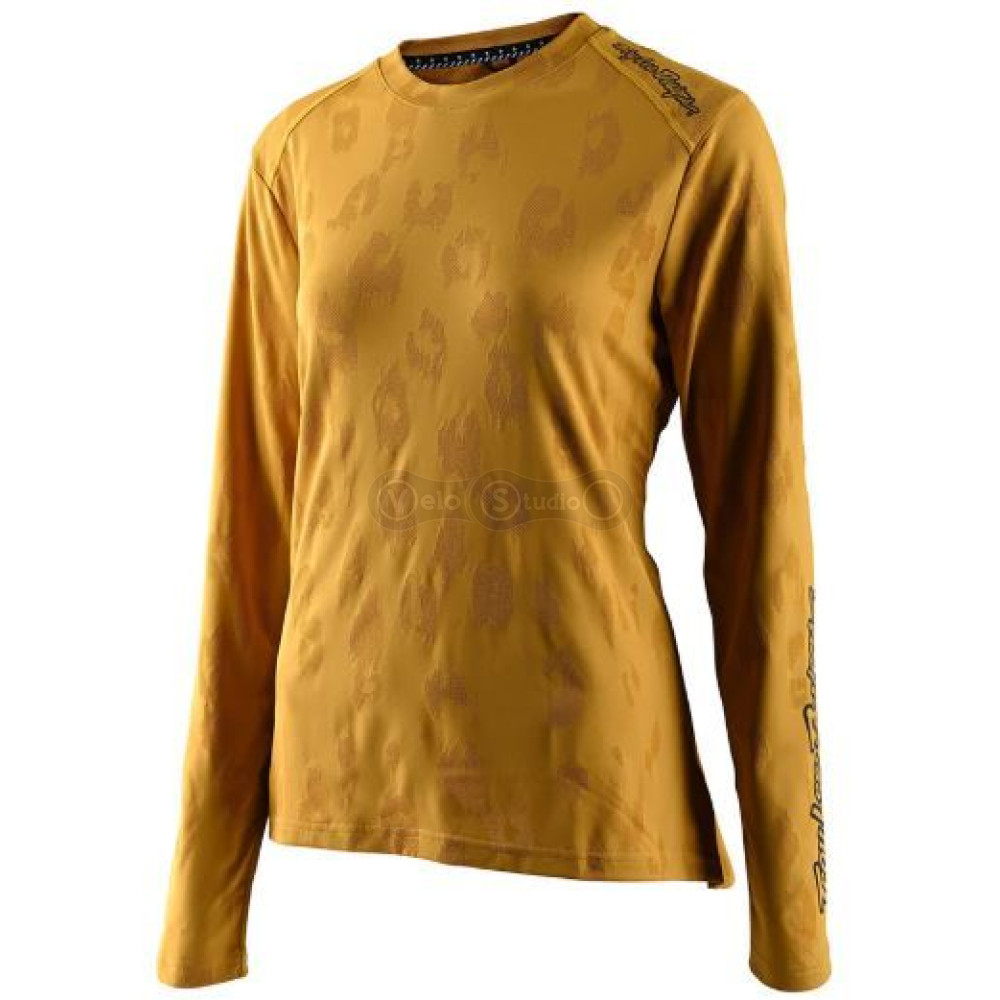 Женская вело джерси TLD WMNS Lilium LS Jersey [Jacquard Honey] SM