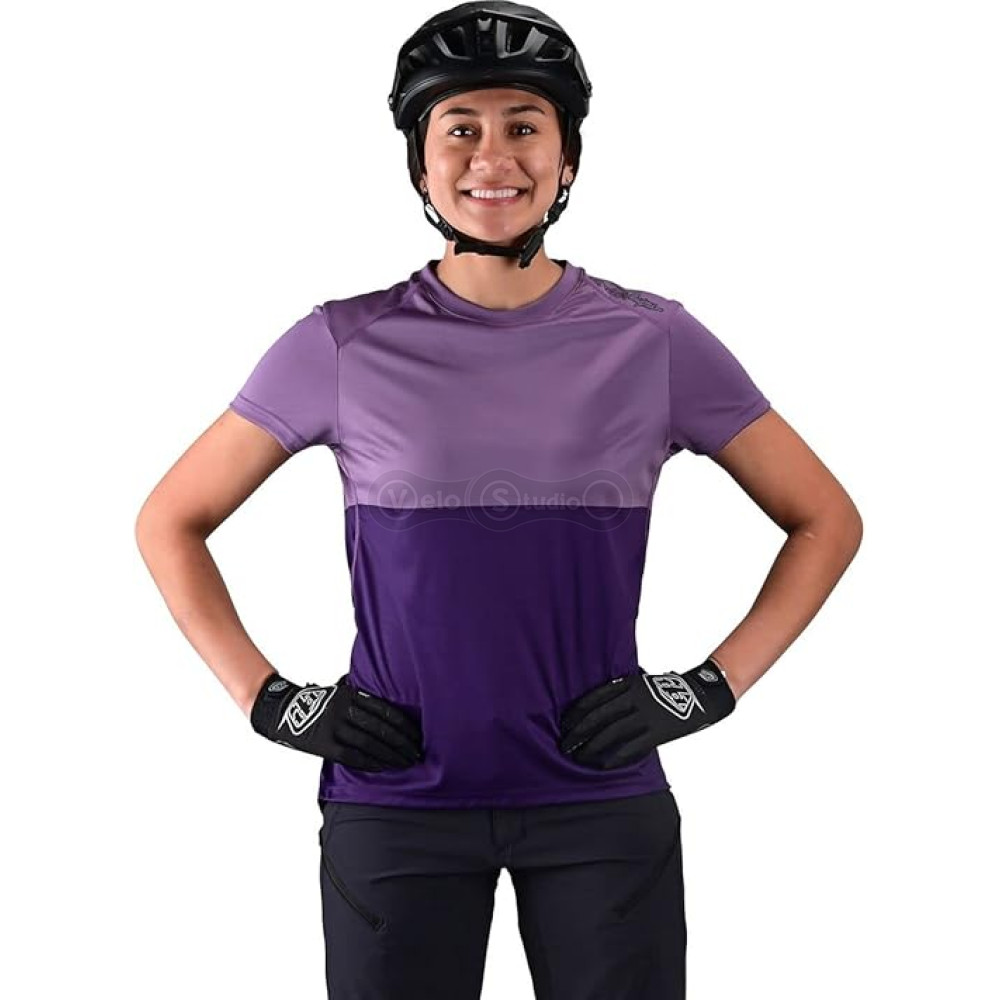 Женское велоджерси TLD WMNS Llilium SS Jersey Block [Orchid Purple] SM