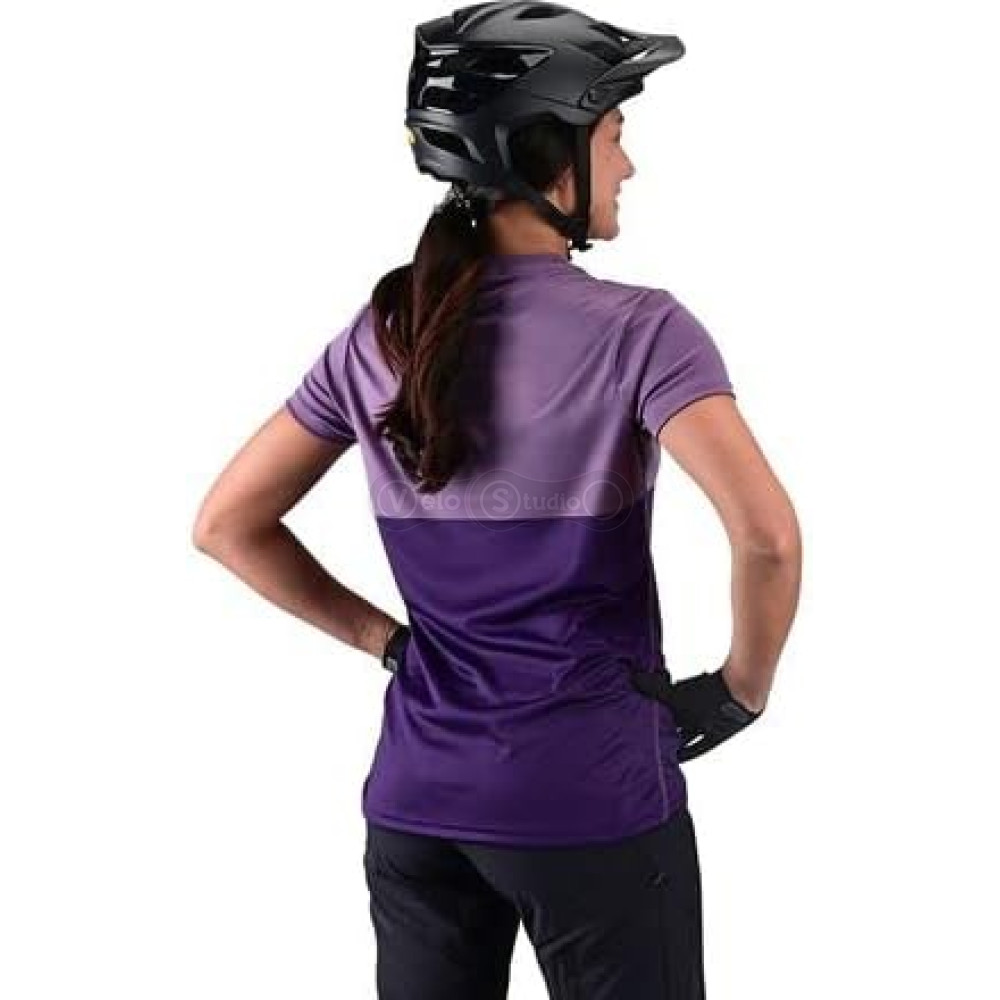 Женское велоджерси TLD WMNS Llilium SS Jersey Block [Orchid Purple] SM