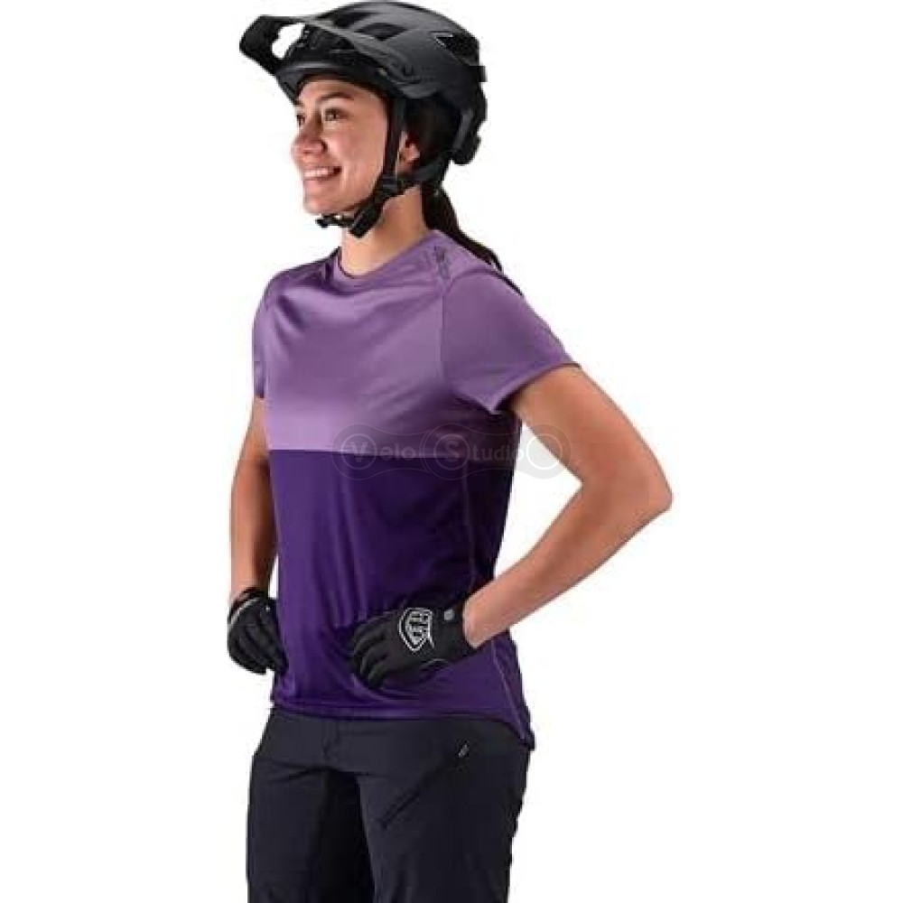 Женское велоджерси TLD WMNS Llilium SS Jersey Block [Orchid Purple] MD