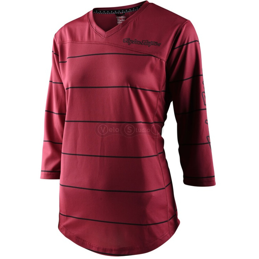 Жіноча джерсі TLD WMNS Mischief 3/4 Jersey [Pinstripe Elderberry] SM