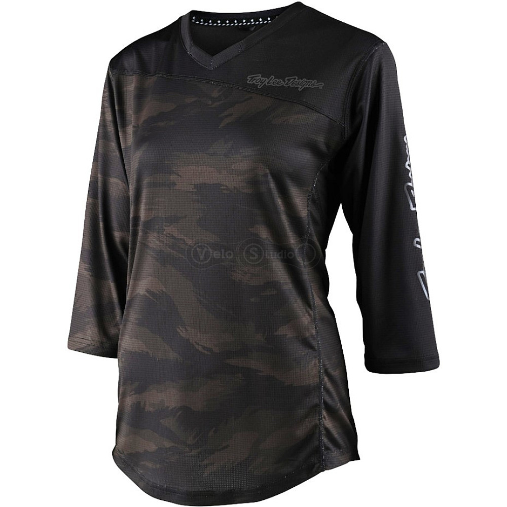 Женская джерси TLD WMNS Mischief 3/4 Jersey [Brushed Camo Army] XS