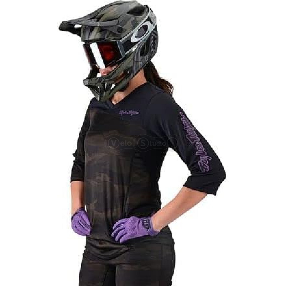 Женская джерси TLD WMNS Mischief 3/4 Jersey [Brushed Camo Army] SM