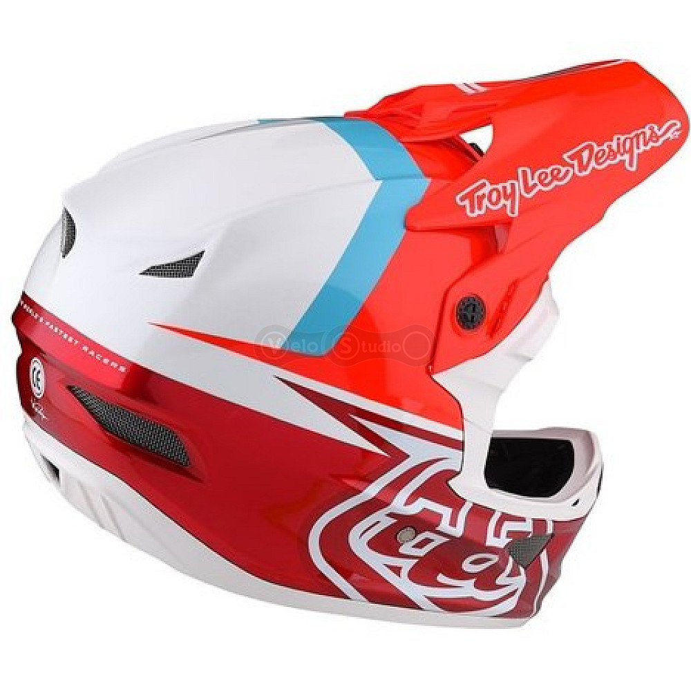 Вело шлем TLD D3 Fiberlite Helmet [Slant Red] L (58-59 см)