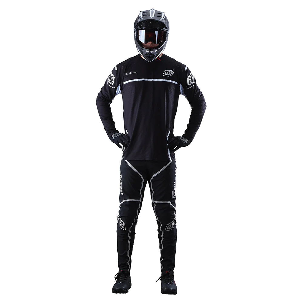 Вело джерсі TLD Sprint Ultra Jersey Lines [Black White] SM