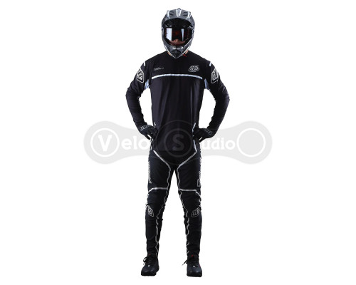 Вело джерси TLD Sprint Ultra Jersey Lines [Black White] MD