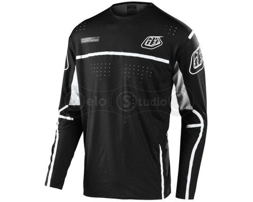 Вело джерси TLD Sprint Ultra Jersey Lines [Black White] XL