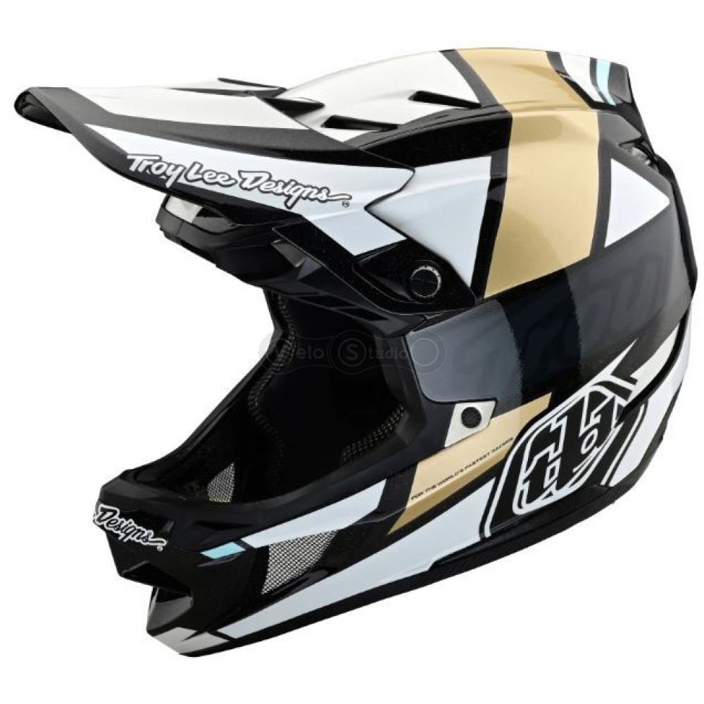 Вело шлем TLD D4 Mips Carbon Helmet [Team Gold] M (57-58 см)