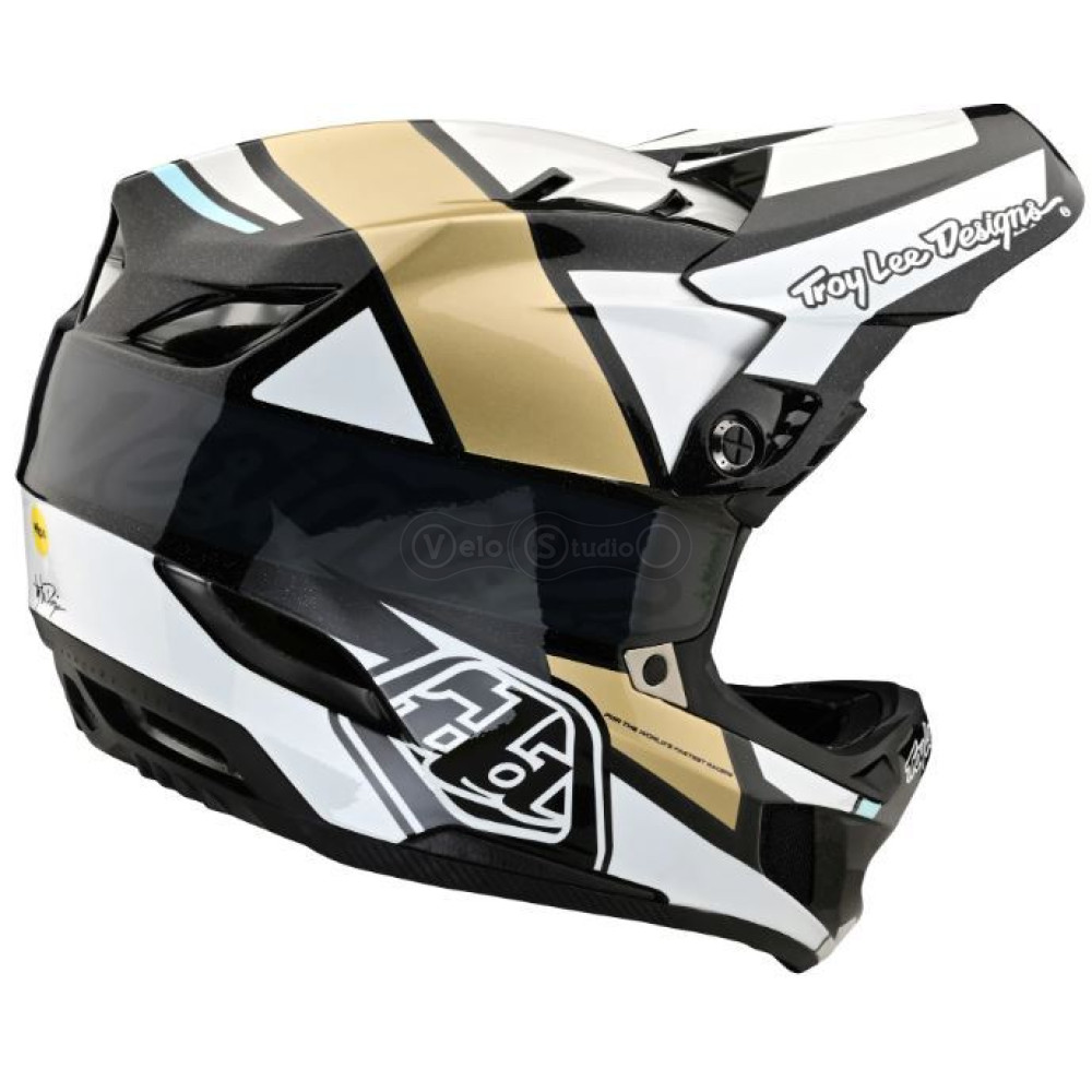 Вело шлем TLD D4 Mips Carbon Helmet [Team Gold] M (57-58 см)