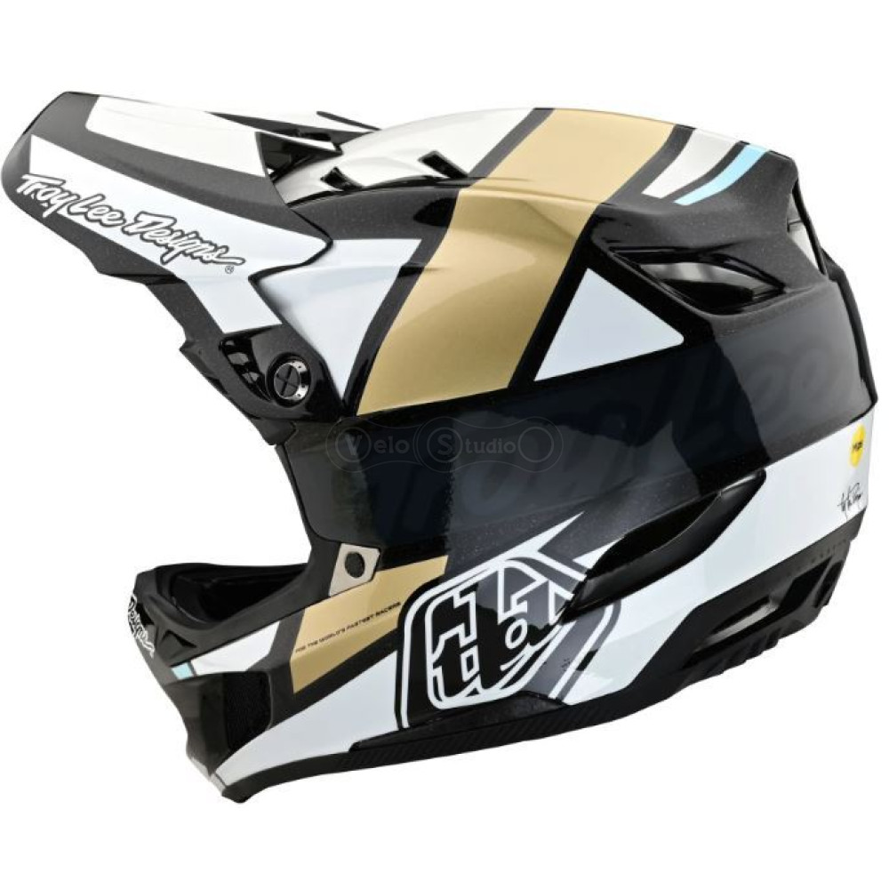 Вело шлем TLD D4 Mips Carbon Helmet [Team Gold] M (57-58 см)