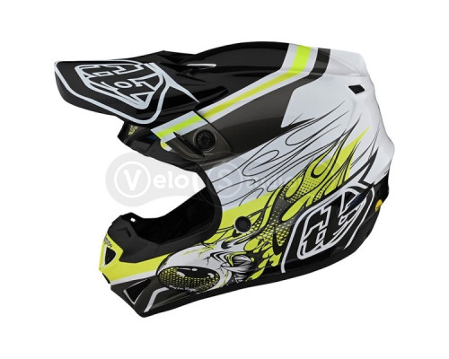 Мотошолом TLD SE4 Polyacrylite Mips [Skooly Black] M (57-58 см)