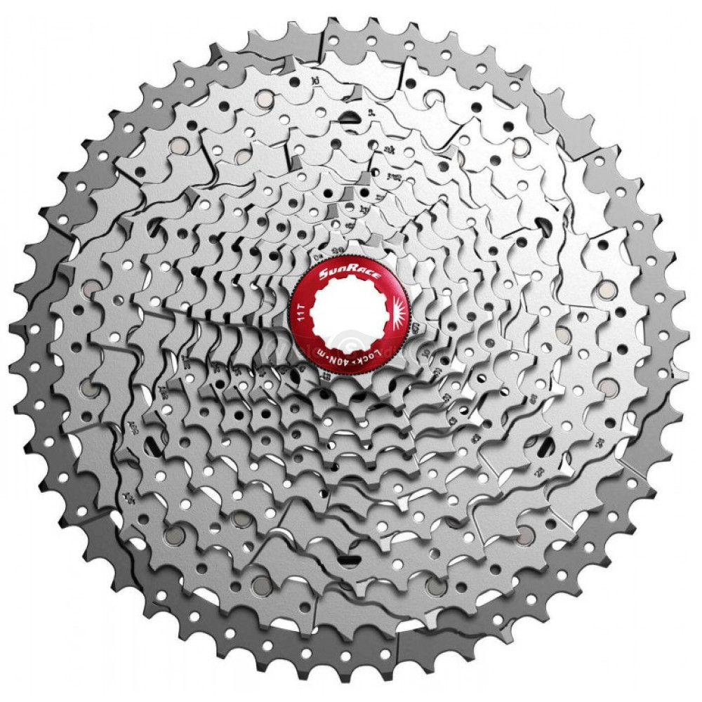 Кассета SUN RACE MX8 MTB 11 скоростей 11-46T алюминиевый паук