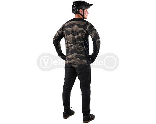 Вело джерсі TLD Skyline LS Chill Jersey [Hide Out Black] SM