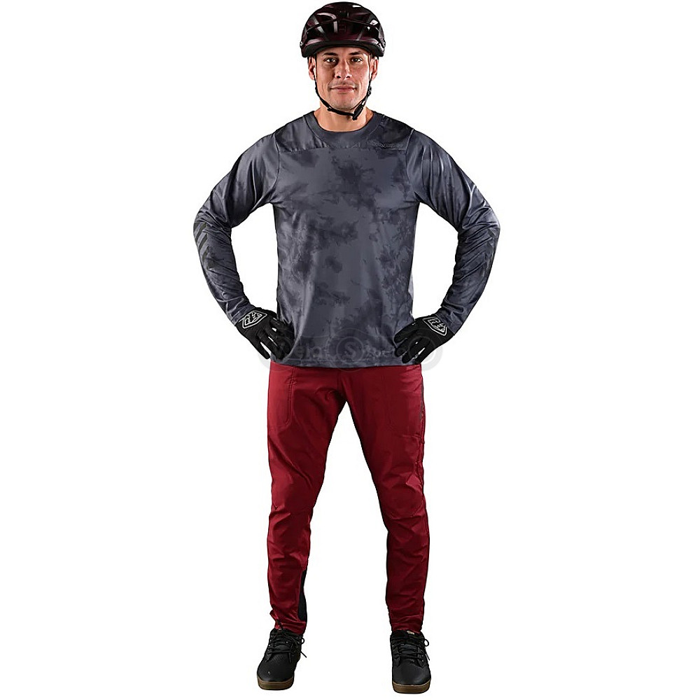 Вело джерси TLD Skyline LS Chill Jersey [Tie Dye Charcoal] SM