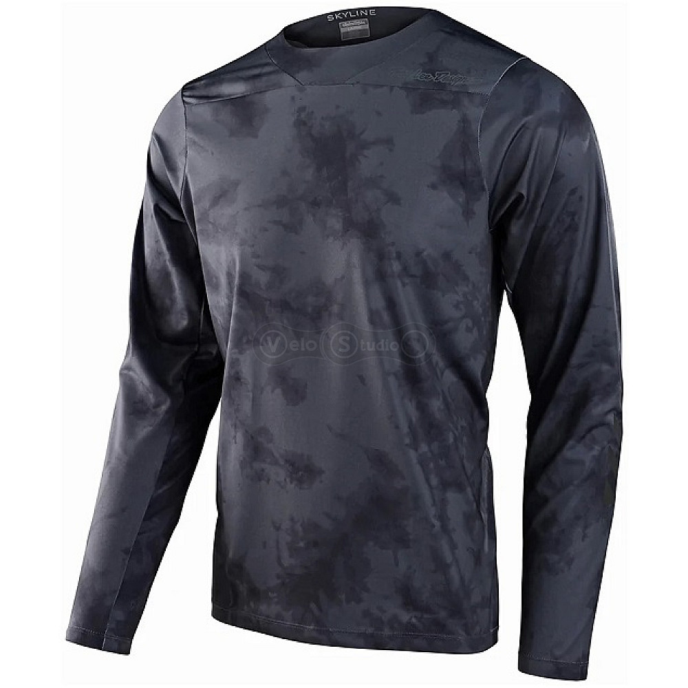 Вело джерсі TLD Skyline LS Chill Jersey [Tie Dye Charcoal] MG