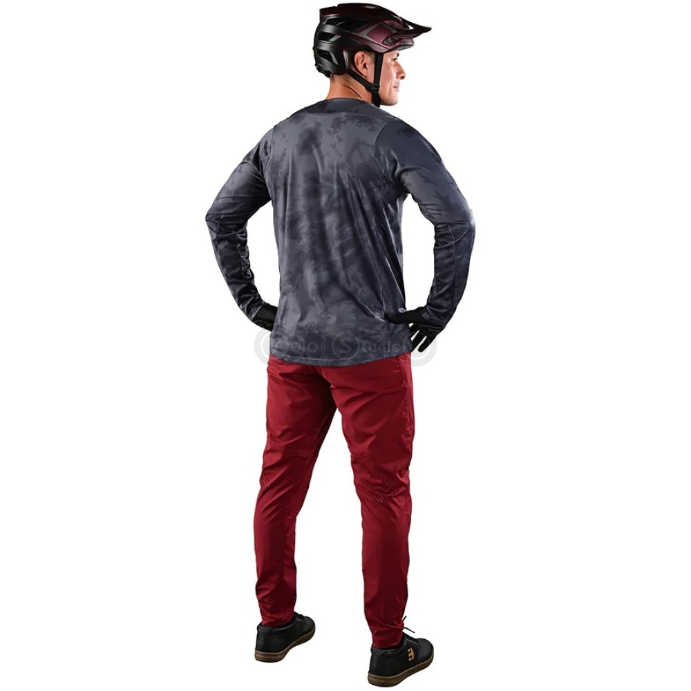Вело джерси TLD Skyline LS Chill Jersey [Tie Dye Charcoal] LG
