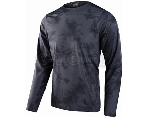 Вело джерси TLD Skyline LS Chill Jersey [Tie Dye Charcoal] XL