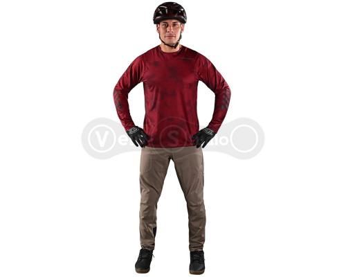 Вело джерсі TLD Skyline LS Chill Jersey [Tie Dye Wine] SM