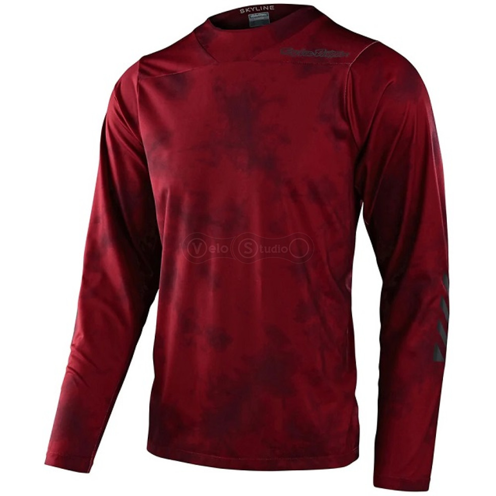 Вело джерси TLD Skyline LS Chill Jersey [Tie Dye Wine] MD
