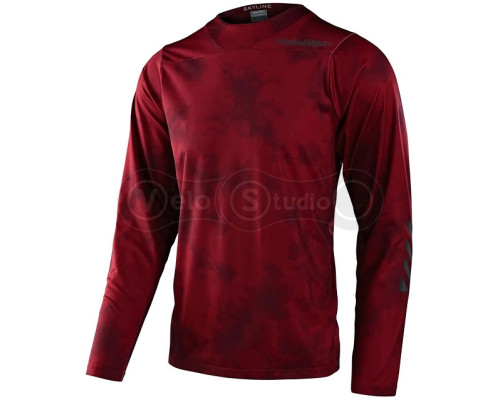 Вело джерси TLD Skyline LS Chill Jersey [Tie Dye Wine] MD