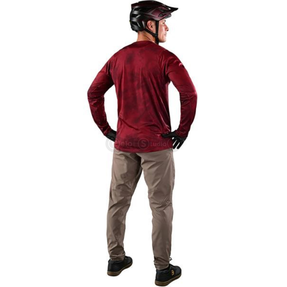Вело джерси TLD Skyline LS Chill Jersey [Tie Dye Wine] MD