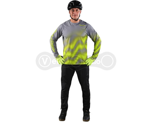 Вело джерси TLD Skyline LS Chill Jersey Waves [LT Gray] XL