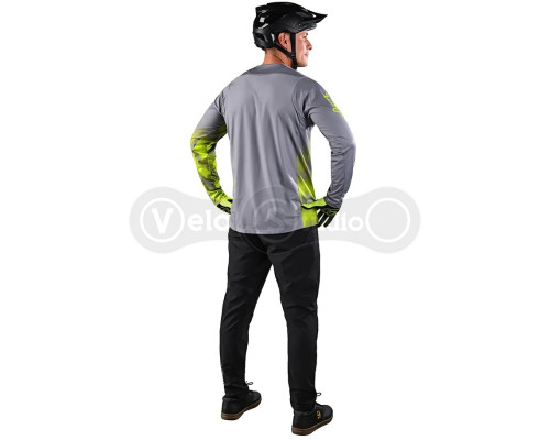 Вело джерси TLD Skyline LS Chill Jersey Waves [LT Gray] XL