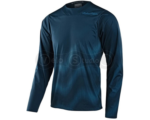 Вело джерси TLD Skyline LS Chill Jersey Waves [Dark Slate Blue] SM