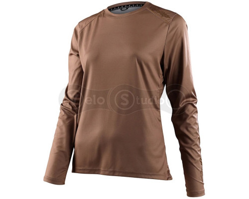 Жіноча вело джерсі TLD WMNS Lilium LS Jersey [Coffee] SM