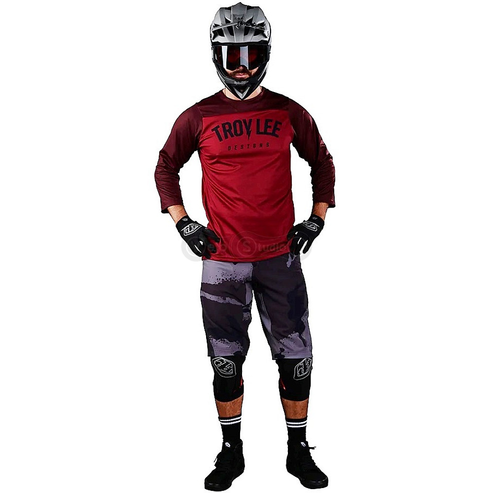Вело джерсі TLD Ruckus 3/4 Jersey Camber [Oxblood] MD