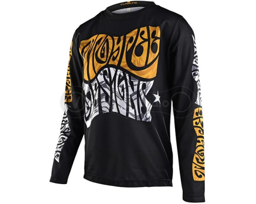 Дитяче джерсі TLD Young Flowline LS Jersey Tripper [BLk] YSM