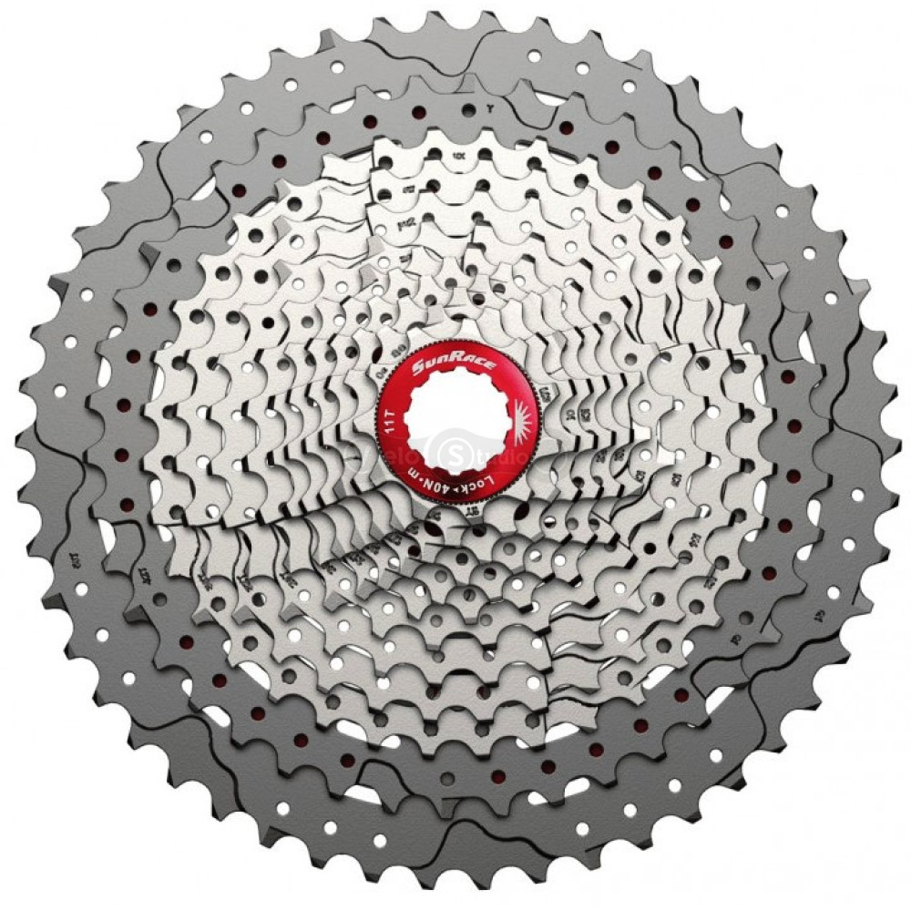 Касета SUN RACE MZ800 MTB 12 швидкостей 11-51T алюмінієвий павук
