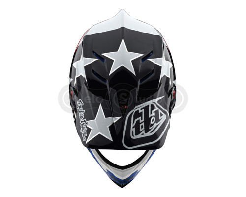 Вело шолом TLD D4 Composite Mips [Freedom 2.0 Red/White] S (55-56 см)