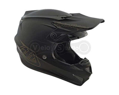 Детский мотошлем TLD Youth GP Helmet [Mono Black] YM (50-51 см)