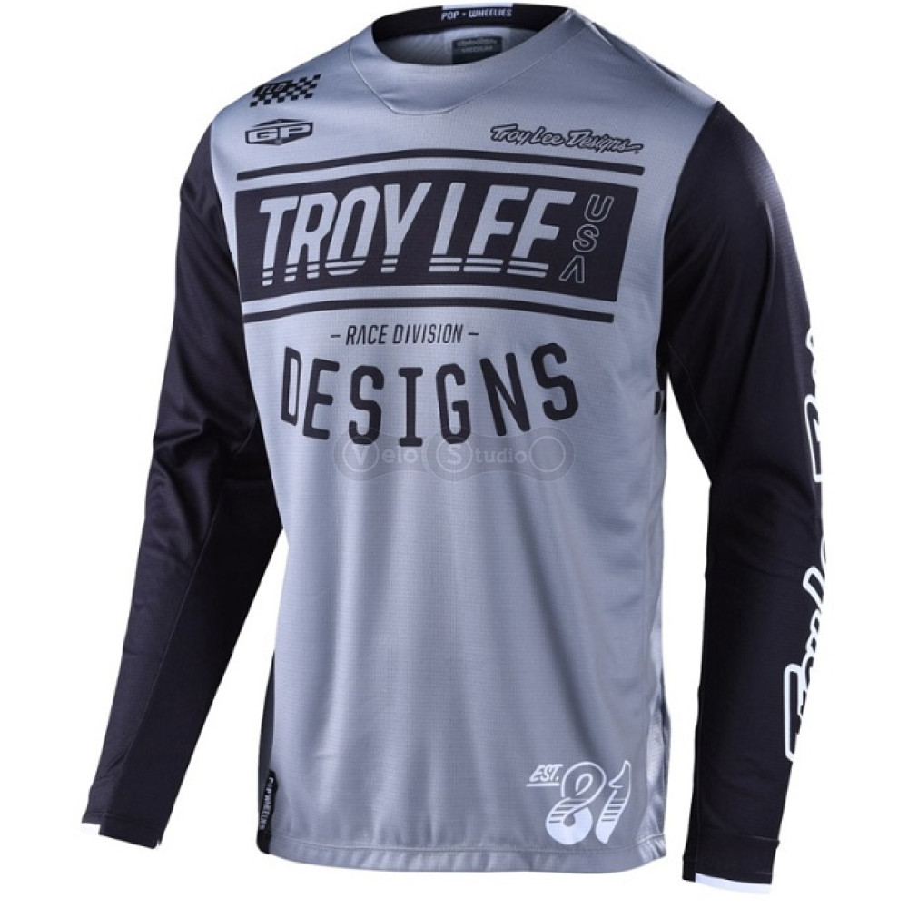 Джерсі TLD GP LS Jersey Race 81 [Gray] MD