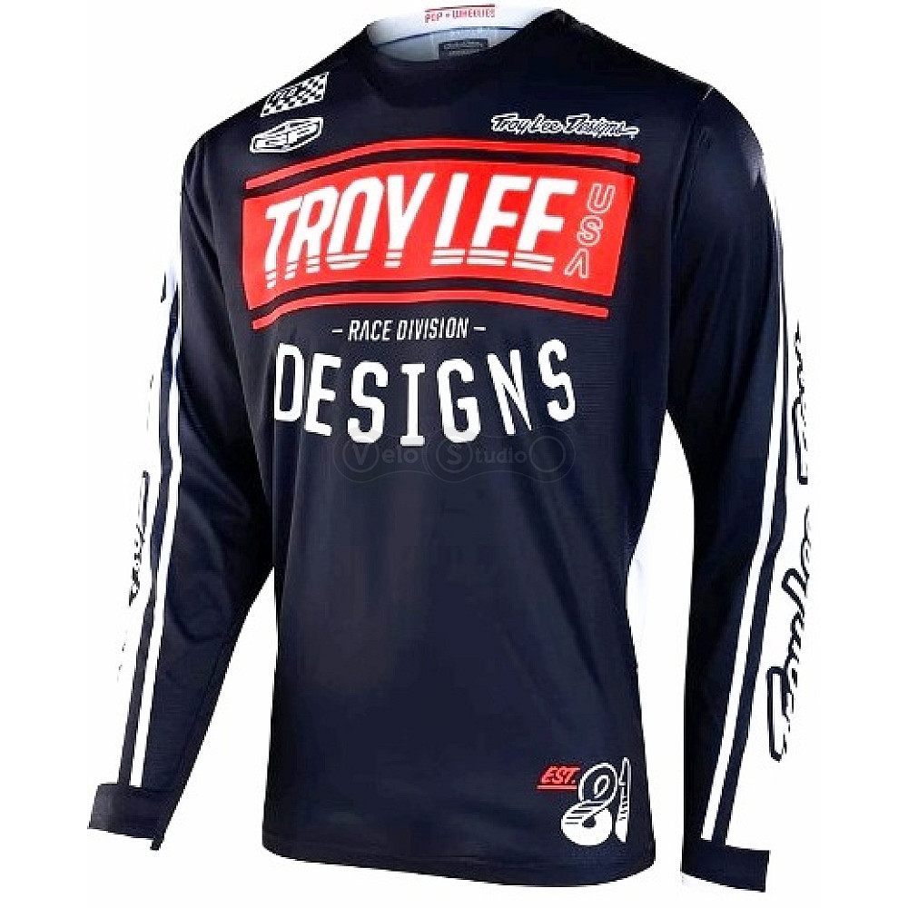 Джерси TLD GP LS Jersey Race 81 [Navy] MD