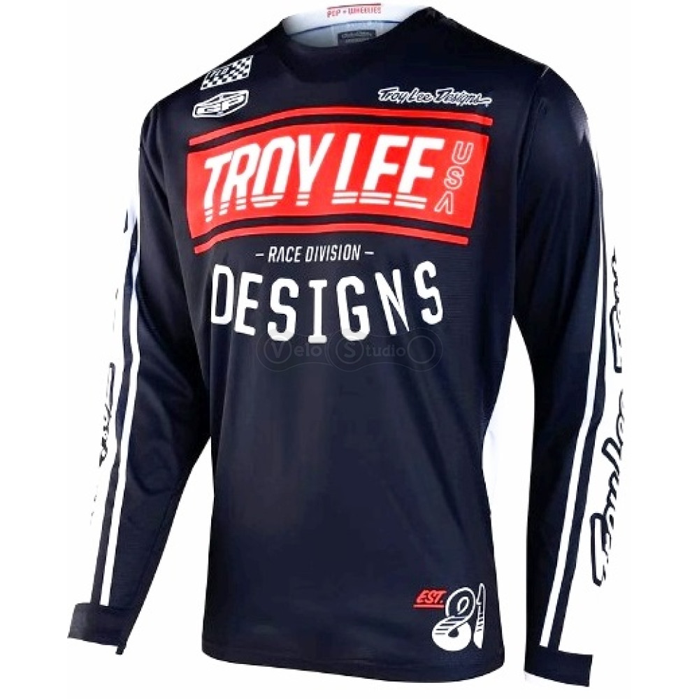 Джерси TLD GP LS Jersey Race 81 [Navy] LG