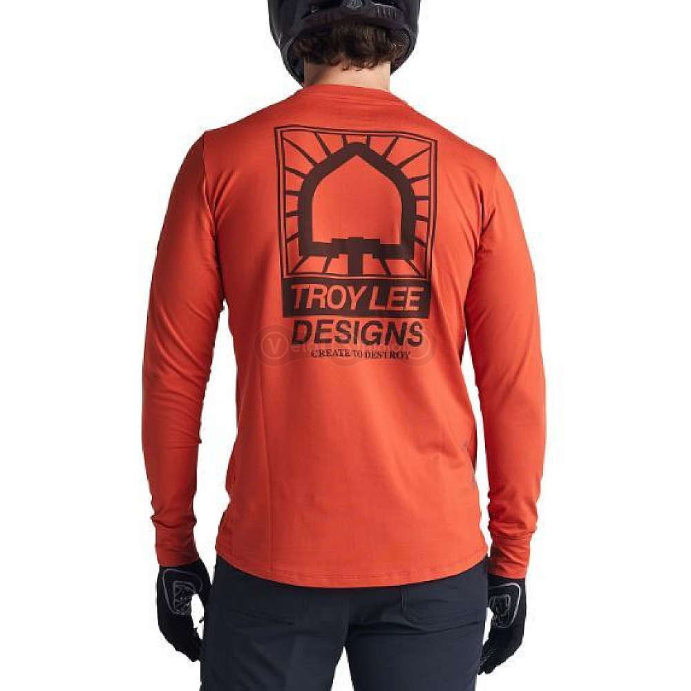 Джерсі TLD Ruckus LS Ride Tee [Create To Destroy Brick] MD
