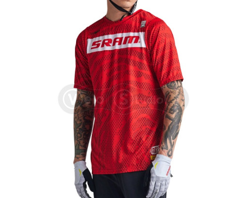 Вело джерси TLD Skyline Air SS Jersey Sram Roost [Fiery Red] MD