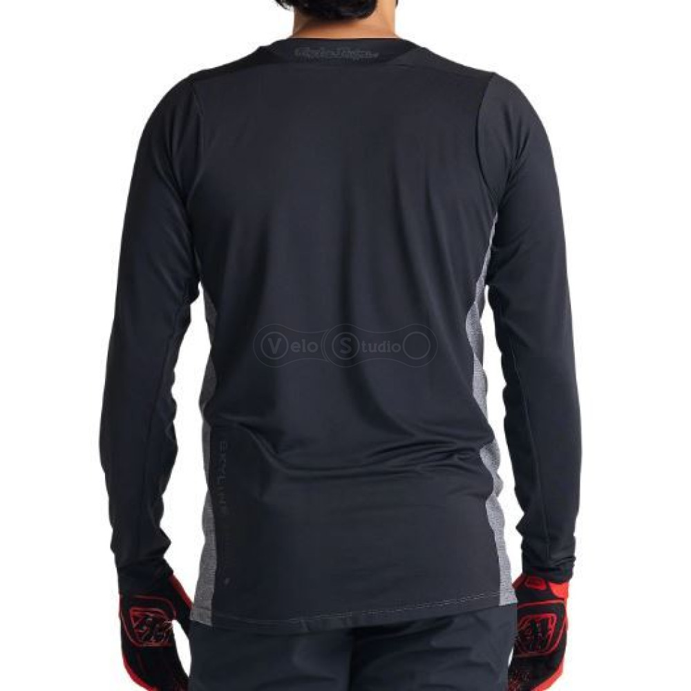 Вело джерси TLD Skyline LS Jersey Signature Heather [Grey Black] MD