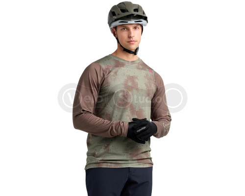 Вело джерсі TLD Skyline LS Chill Jersey Scattered [Olive] LG
