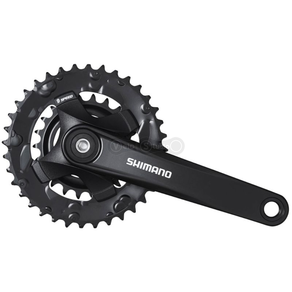 Шатуны Shimano FC-MT101-2, 175мм, 36X22, 9 скоростей