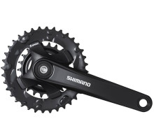 Шатуны Shimano FC-MT101-2, 175мм, 36X22, 9 скоростей