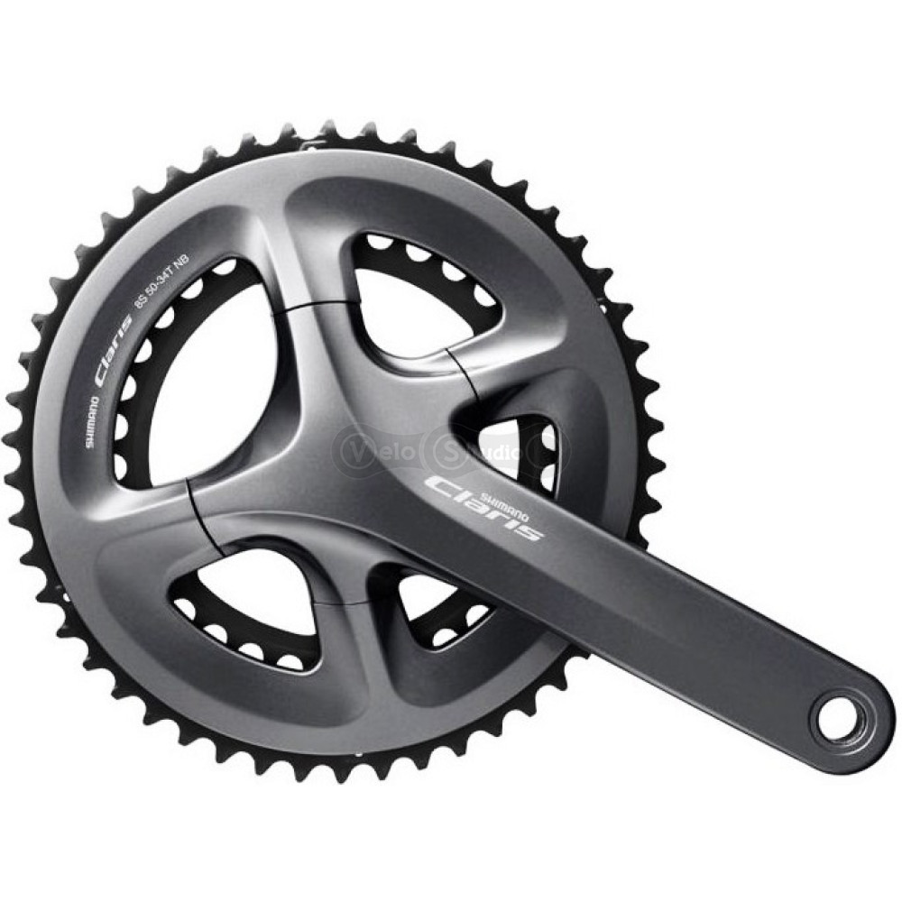 Шатуны Shimano FC-R2000 Claris 2x8 скоростей Hollowtech II 170 мм 50x34