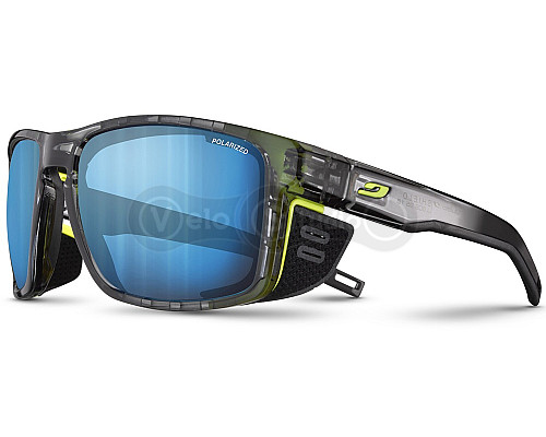 Очки JULBO Shield Black Yellow Fluo - Polarized HD - категория 4