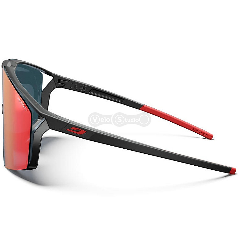 Вело очки JULBO Edge Matte Black Red категория 3