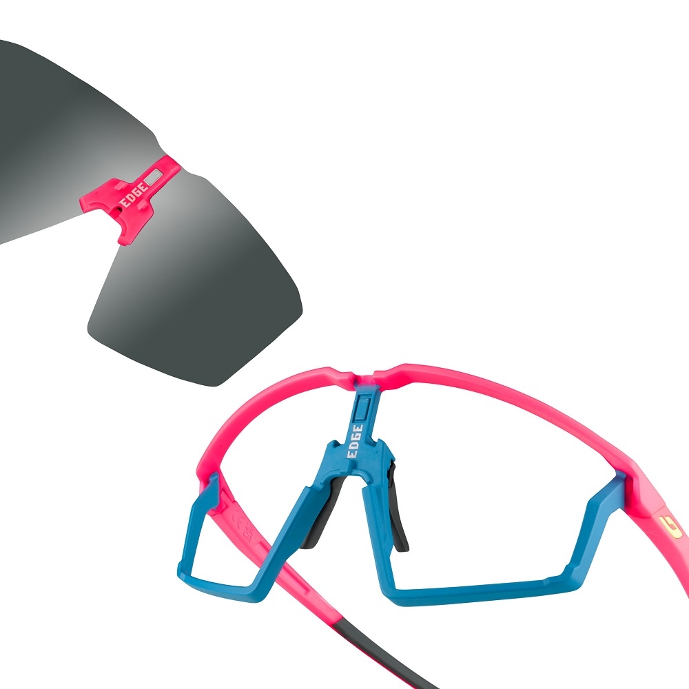 Вело окуляри JULBO Edge Fluo Pink Blue категорія 3